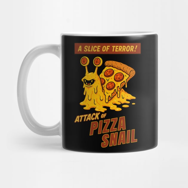 Attack of Pizza Snail by Designed By Marty